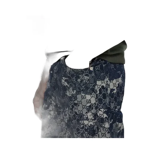Gg Jacquard Denim Pant