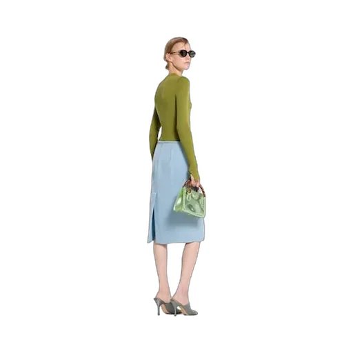 Rib Cashmere Silk Top