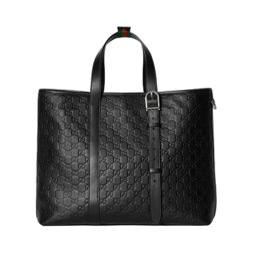 Gg Emblem Large Tote Bag