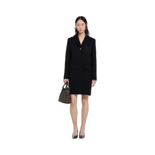 Batavia Wool Coat With Patch