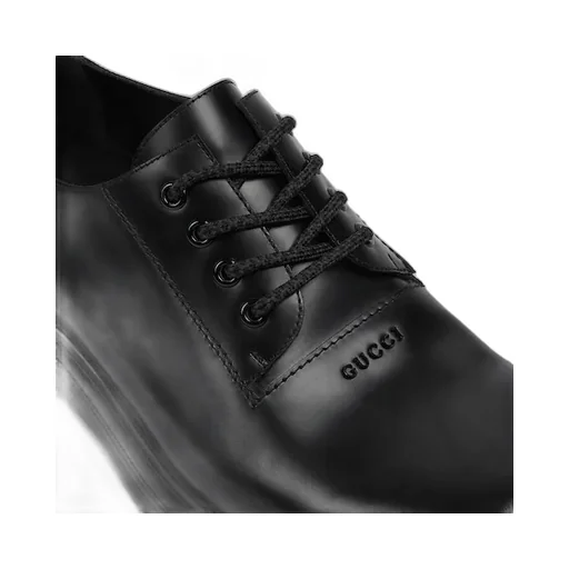Lace-Up Shoe With Tonal Logo