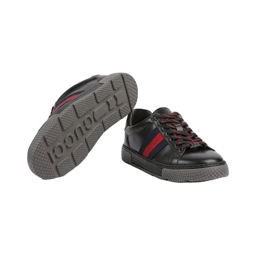 Gucci Ace Trainers With Web