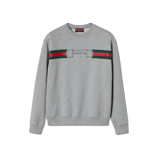 Cotton Jersey Sweatshirt With Print