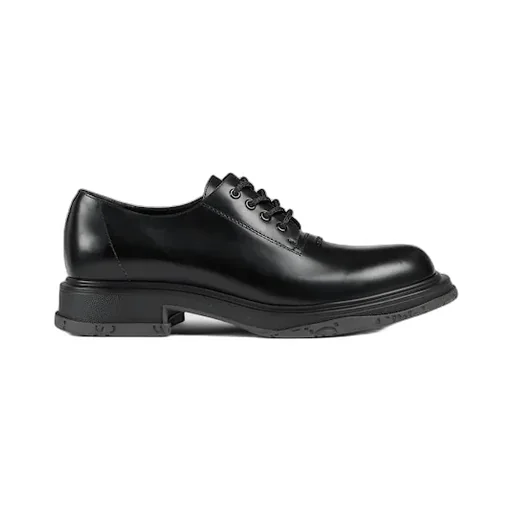 Lace-Up Shoe With Tonal Logo