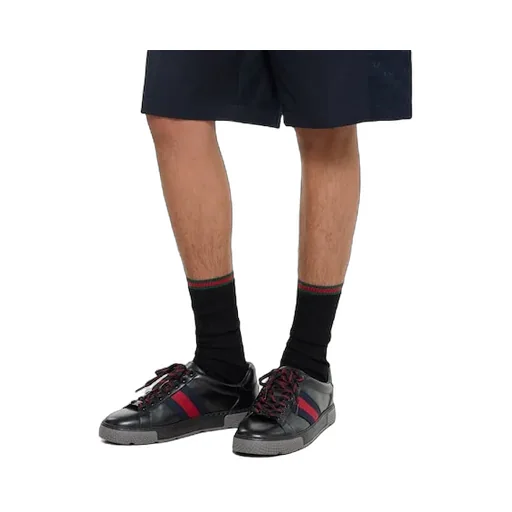 Gucci Ace Trainers With Web