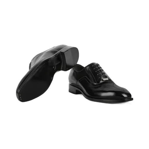 Lace-Up Shoe With Topstitch