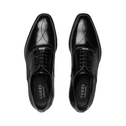 Lace-Up Shoe With Topstitch