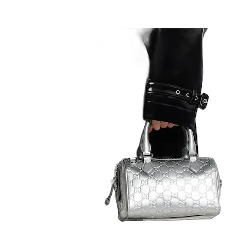 Gg Emblem Small Boston Bag