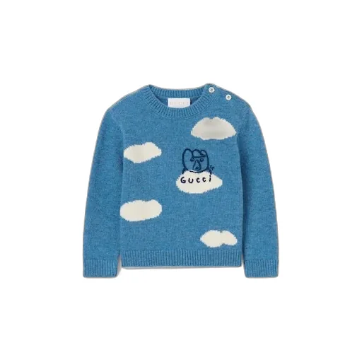 Baby Wool Jumper With Embroidery