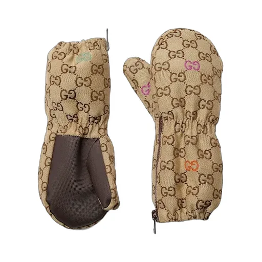 Padded Gg Canvas Mittens
