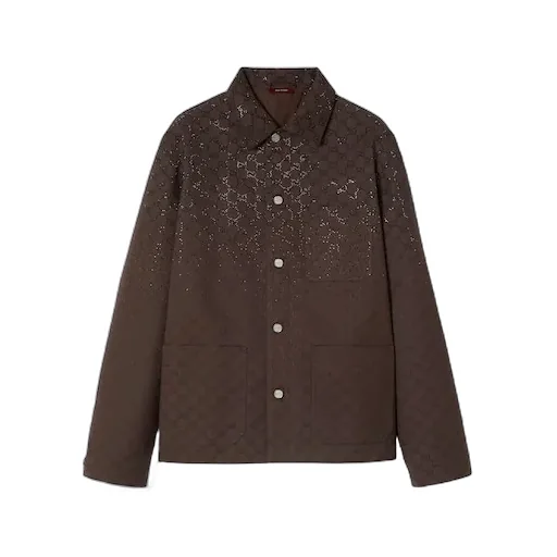 Gg Canvas Padded Jacket