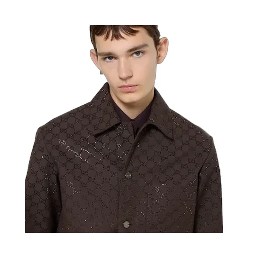 Gg Canvas Padded Jacket