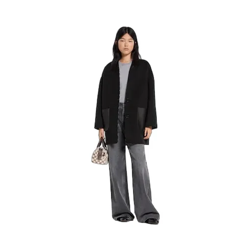 Reversible Silk Wool Coat