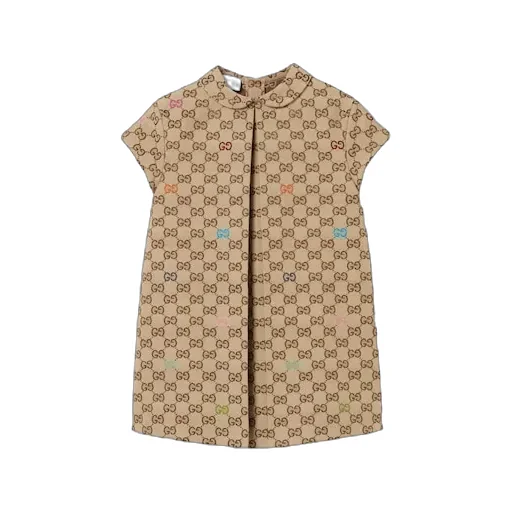Children's Gg Canvas Dress