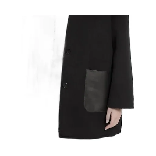 Reversible Silk Wool Coat