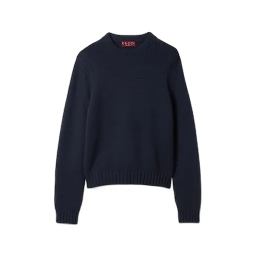 Knit Cashmere Jumper With Embroidery