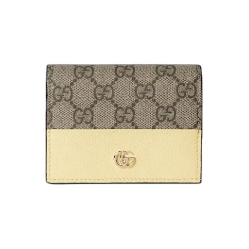 Bi-Colour Gg Marmont Small Wallet