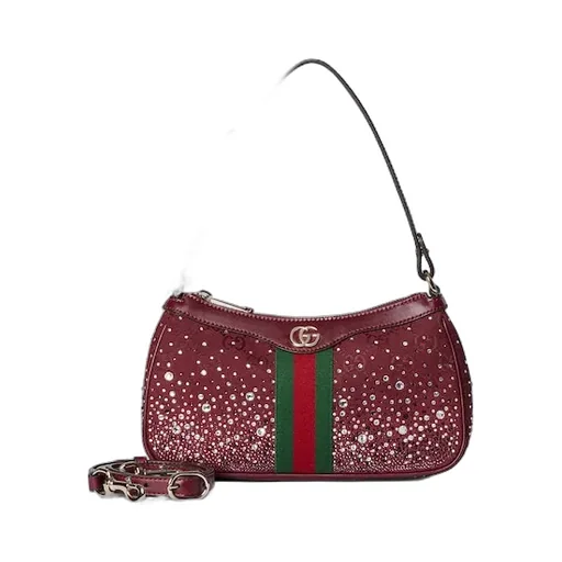 Ophidia Crystals Small Shoulder Bag