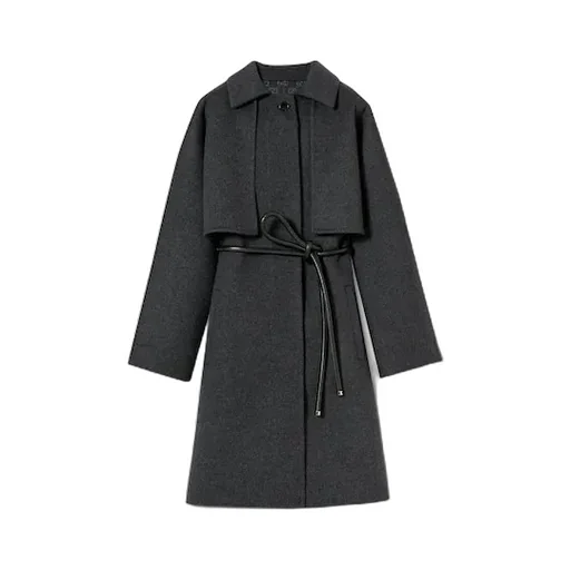 Silk Wool Coat