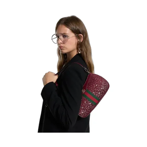 Ophidia Crystals Small Shoulder Bag