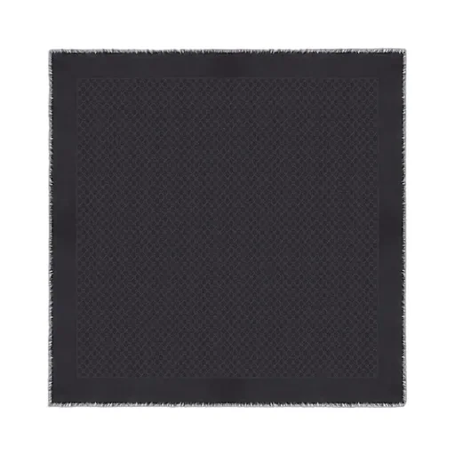 Gg Silk Wool Lamé Shawl