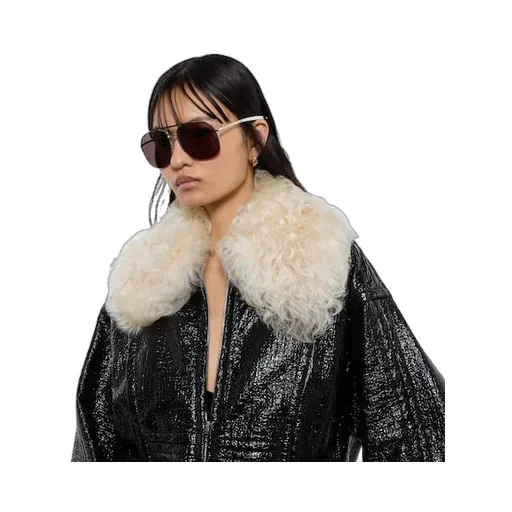 Coated Fabric Bomber Jacket