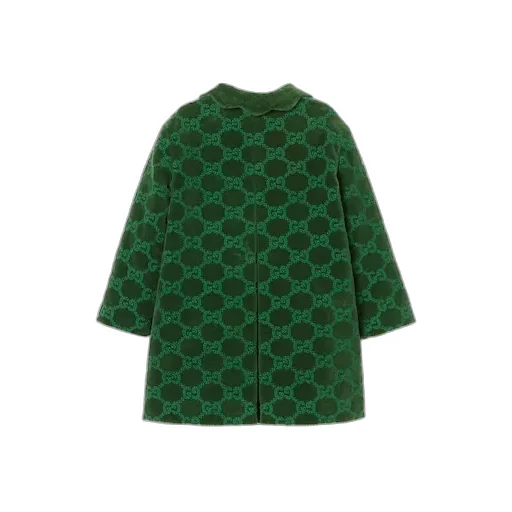 Baby Gg Cotton Velvet Coat