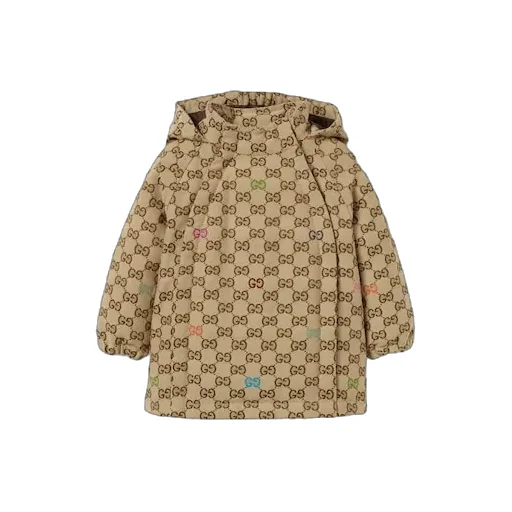 Baby Padded Gg Canvas Coat