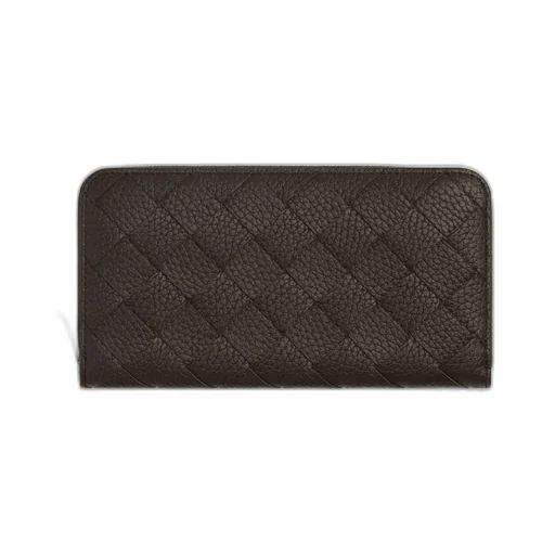 Intrecciato Zip Around Wallet