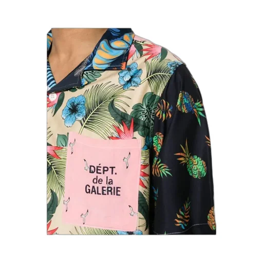 Parker Mix-Printed Buttoned Shirt