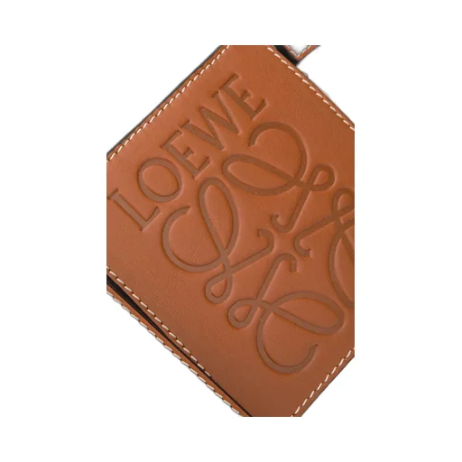 Anagram-Embossed Patch Small Basket Tote Bag