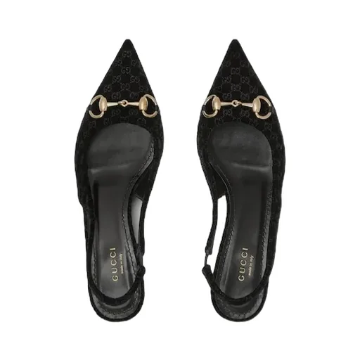 Horsebit Slingback Pumps
