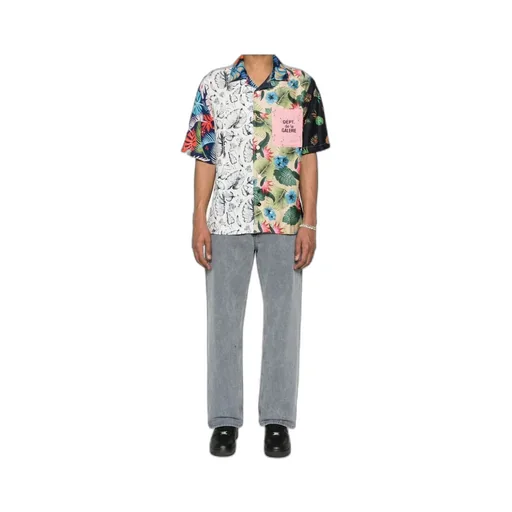 Parker Mix-Printed Buttoned Shirt