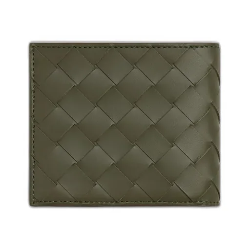 Intrecciato Bi-Fold Wallet With Coin Purse