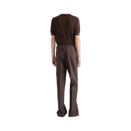 Striped Cotton Polo Shirt