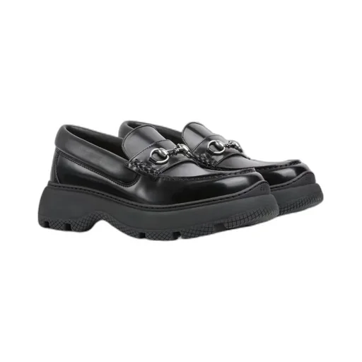 Lug Sole Loafer With Horsebit