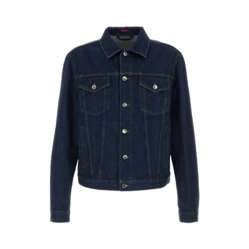 Logo Buttoned Denim Jacket
