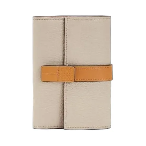 Logo Embossed Small Vertical Wallet