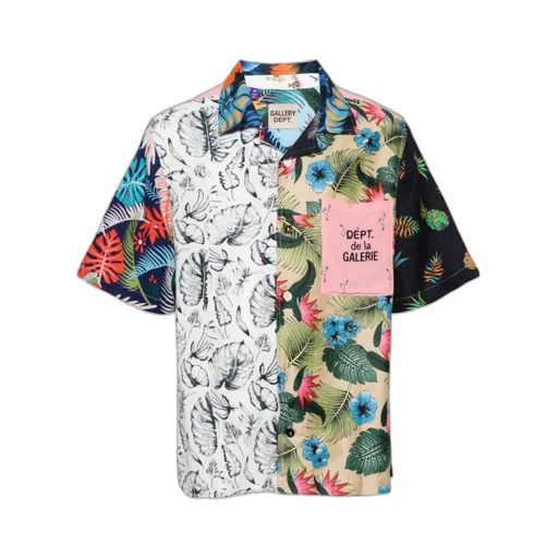 Parker Mix-Printed Buttoned Shirt