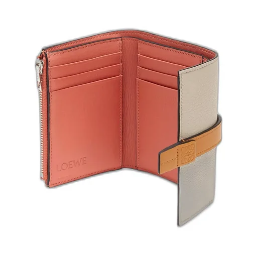 Logo Embossed Small Vertical Wallet
