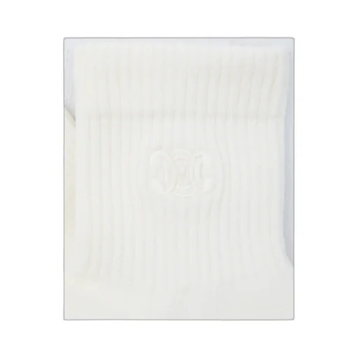 Triomphe Socks In Ribbed Cotton