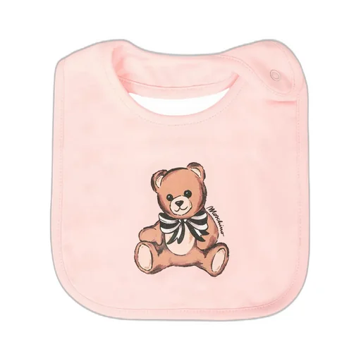 Bear-Motif Long-Sleeve Babygrow Set