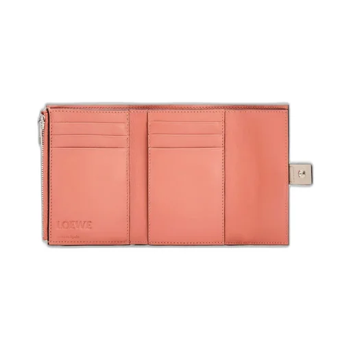 Logo Embossed Small Vertical Wallet