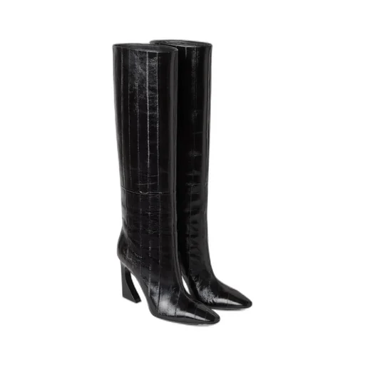 Arco Pointed-Toe Tubular Boots