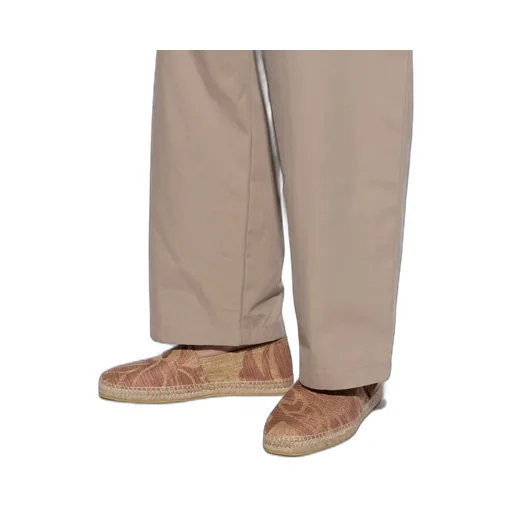 Paisley-Print Round Toe Espadrilles