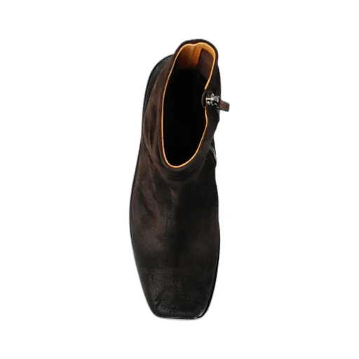 Square-Toed Short Boots