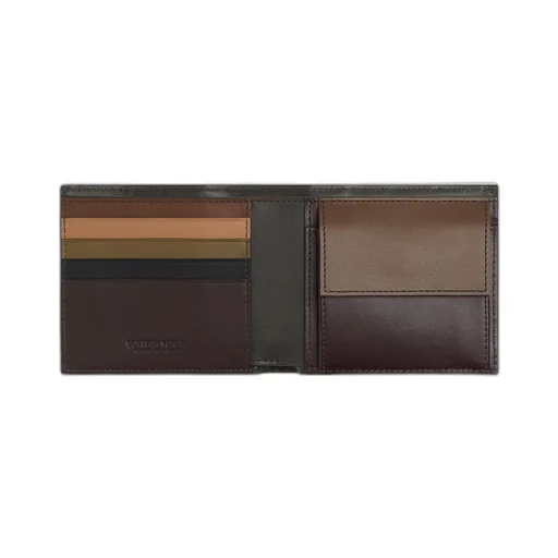 Intrecciato Bi-Fold Wallet With Coin Purse