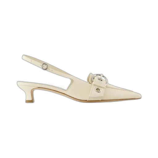 45Mm Buckle Slingback Mules