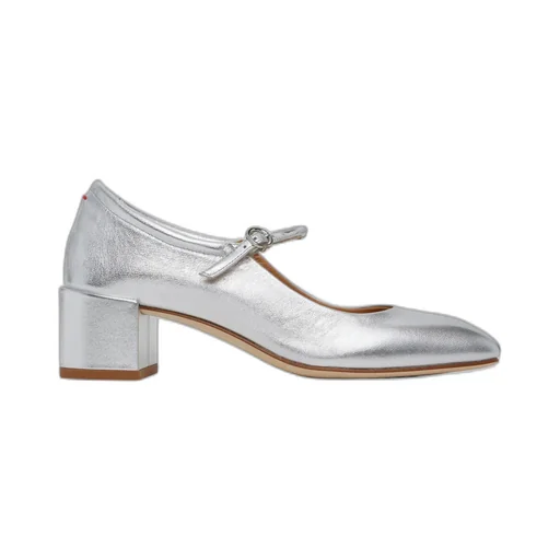 Aline 45Mm Metallic Leather Pumps