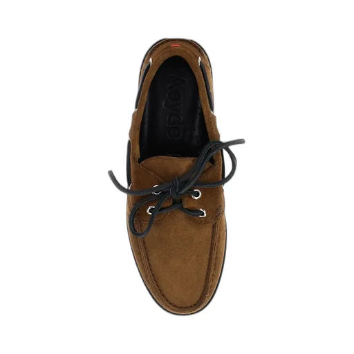 Suede Lace-Up Boat Shoes